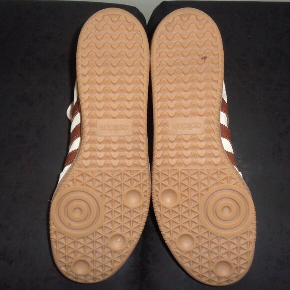 Adidas Sambas Originals OG Shoes in Cream / Preloved Brown - ID1447 Men's 9.5 - Picture 3 of 16